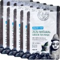 Успокаивающая тканевая маска с экстрактом зеленого чая Welcos Jeju Nature's Green Tea Mask