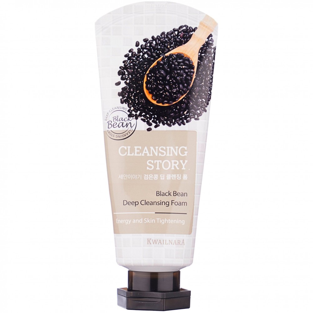 Пенка для умывания WELCOS Kwailnara Cleansing Story Deep Cleansing Foam Black Bean