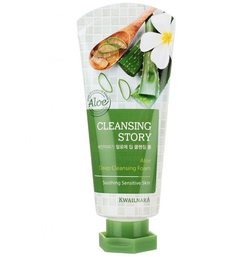 Пенка для умывания (алоэ) Welcos Cleansing Story Foam Cleansing Aloe, 120 мл