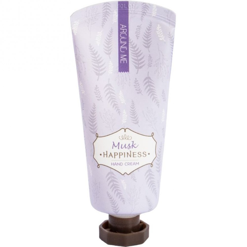 Крем для рук Welcos Around Me Happiness Hand Cream Musk, 60 мл