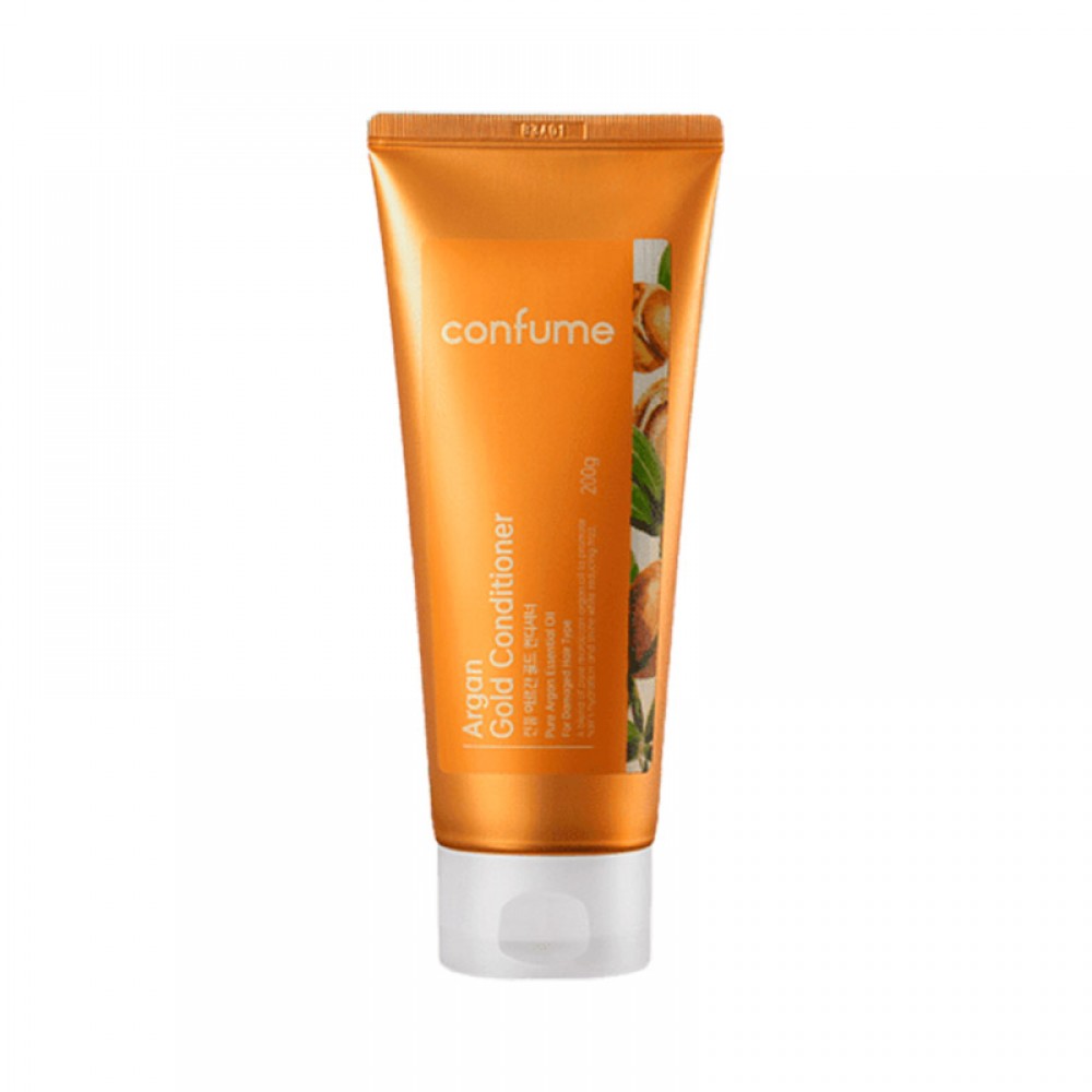 Питательная маска для волос с золотом и маслами WELCOS Confume Gold Treatment, 200мл