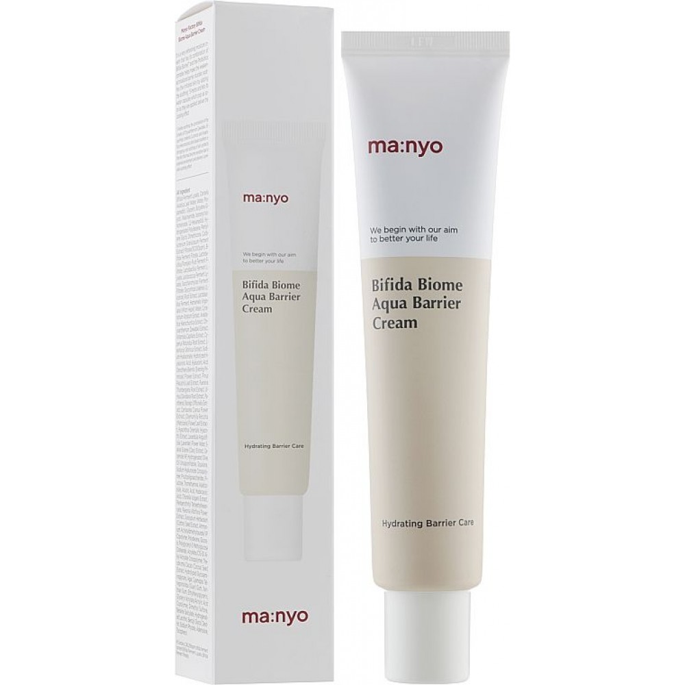 Kрем охлаждающий с лактобактериями Manyo Bifida Biome Aqua Barrier Cream, 80мл Kрем охлаждающий с лактобактериями Manyo Bifida Biome Aqua Barrier Cream, 80мл