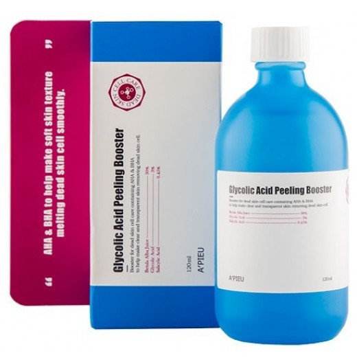 Пилинг-бустер для лица с АНА и ВНА кислотами A'pieu Glycolic Acid Peeling Booster, 120 мл