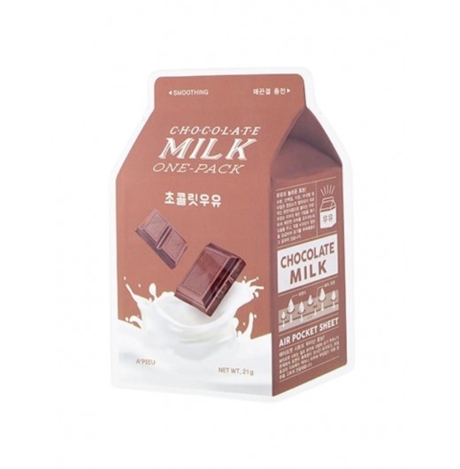 Тканевая маска с молочными протеинами и экстрактом какао A'Pieu Chocolate Milk One-Pack