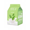 Тканевая маска с молочными протеинами и экстрактом зелёного чая A'Pieu Green Tea Milk One-Pack