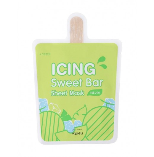 Тканевая маска для лица с экстрактом дыни увлажняющая A'pieu Icing Sweet Bar Sheet Mask Melon
