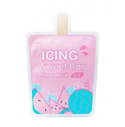 Тканевая маска для лица с экстрактом арбуза A'pieu Icing Sweet Bar Sheet Mask Watermelon
