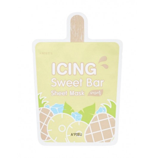 Тканевая маска для лица с экстрактом ананаса A'pieu Icing Sweet Bar Sheet Mask Pineapple