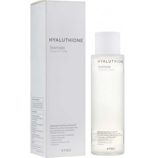 Тонер для лица увлажняющий с глутатионом A'pieu Hyaluthione Soonsoo Essence Toner, 170 мл