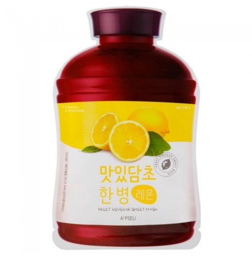 Тканевая маска A'pieu Fruit Vinegar Sheet Mask Lemon