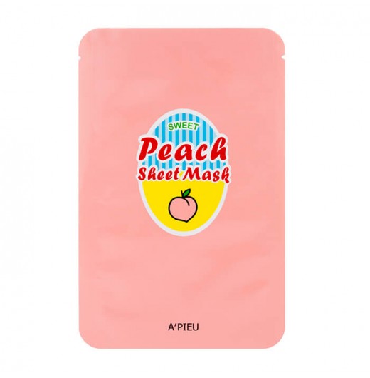 Тканевая маска для лица с экстрактом персика и йогурта A'Pieu Peach & Yogurt Sheet Mask