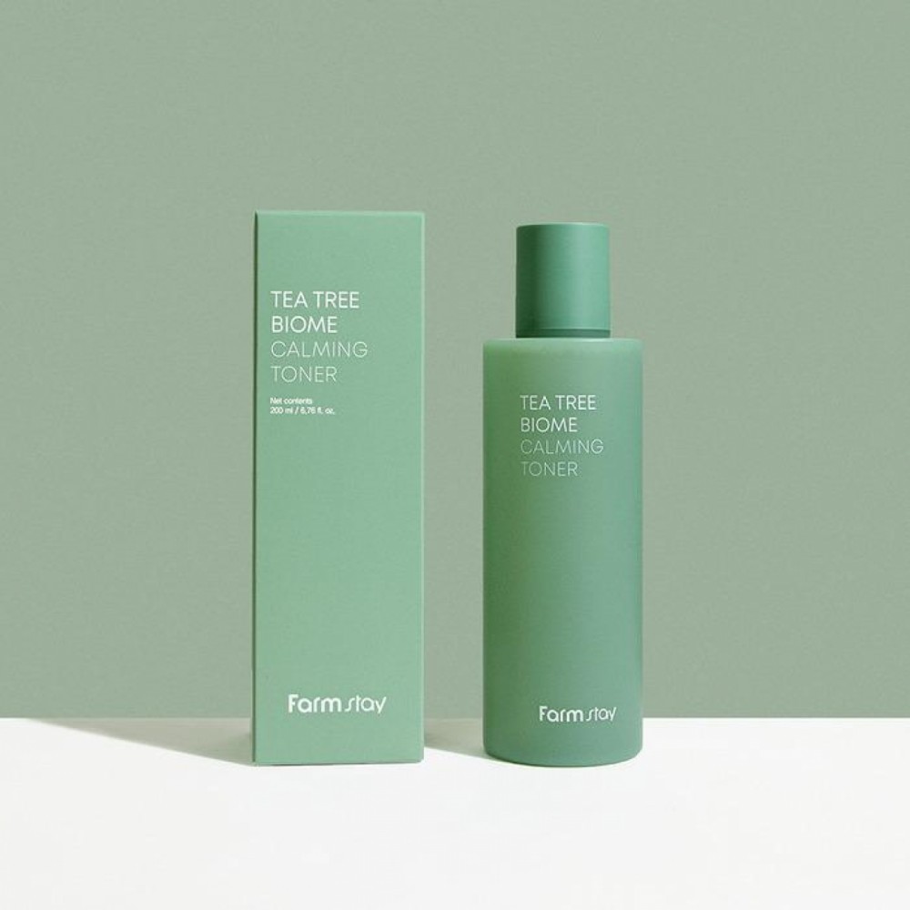 Успокаивающий тонер с экстрактом чайного дерева FarmStay Tea Tree Biome Calming Toner 200ml