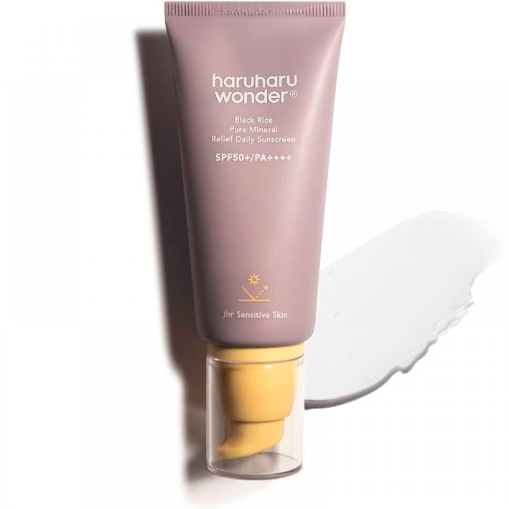 Крем солнцезащитный минеральный Haruharu Wonder Black Rice Pure Mineral SPF50+PA++++ 50мл
