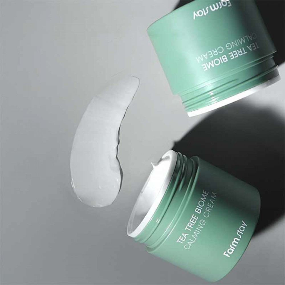 Успокаивающий крем для лица с экстрактом чайного дерева Farm Stay Tea Tree Biome Calming Cream 80ml Успокаивающий крем для лица с экстрактом чайного дерева Farm Stay Tea Tree Biome Calming Cream 80ml